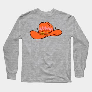 Aries Cowboy Hat Long Sleeve T-Shirt